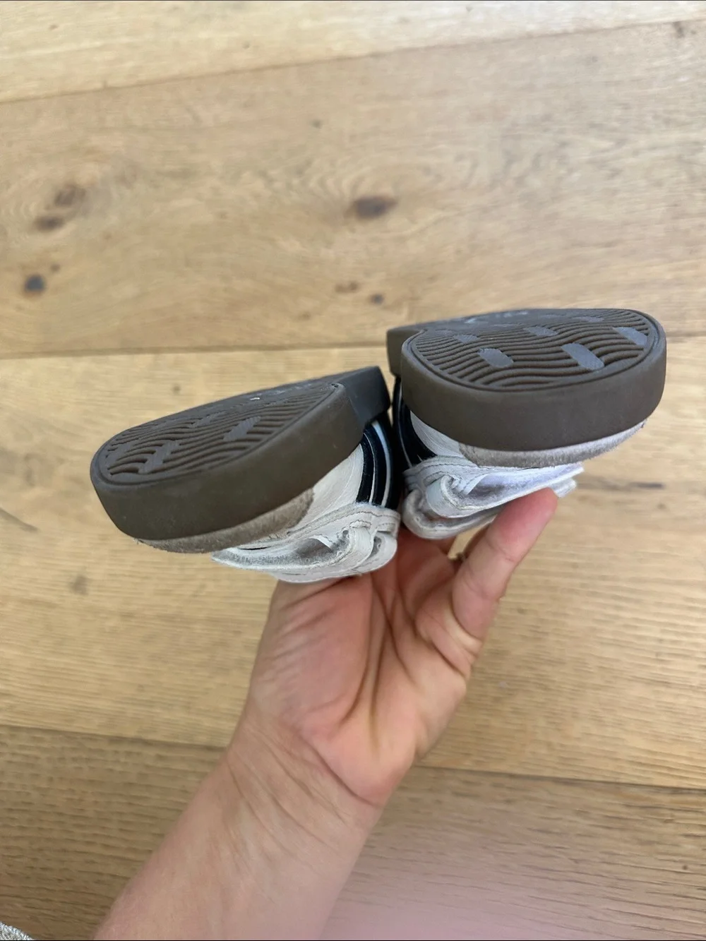 Adidas Kids White and Black Velcro Sneakers toddler 7